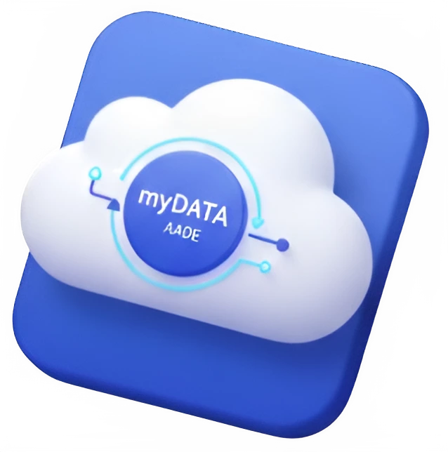 Εικονίδιο ο παραστατικό καταχωρείται και ταυτοποιείται μέσω myDATA